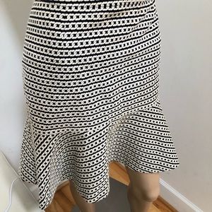 Beautiful Textured BR Fit and Flare Skirt!